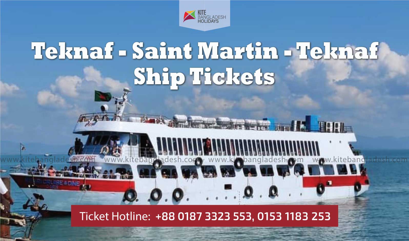 Teknaf to St. Martin Ship Ticket
